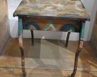 Jim Wagner Painted Snake Table