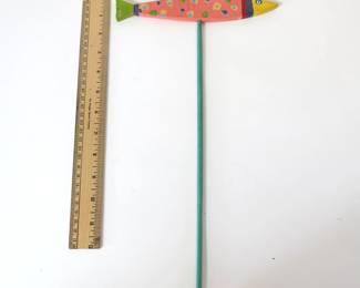 Jim Wagner Wood Fish On A Stick