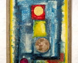 Charles Stewart Impasto Abstract "Taction" #1