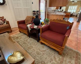 Set of 4 Teak side chairs