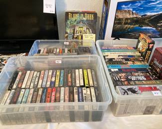 cassettes, vintage video games, VHS