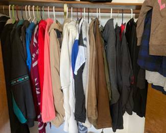 ladies' and men's jackets and coats