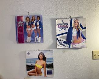Dallas Cowboys cheerleaders calendars