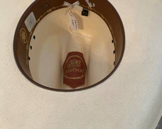 Stetson straw hat