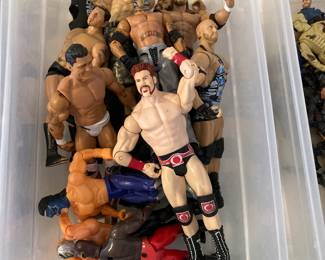 wrestling figures
