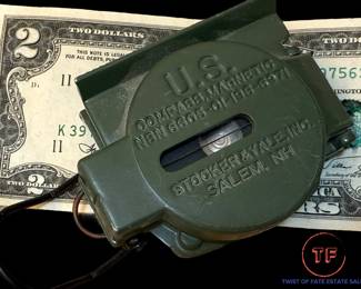 U.S. Military Magnetic Compass Stocker & Yale