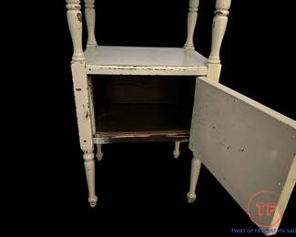 Antique Nightstand with Storage
