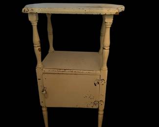 Antique Nightstand with Storage