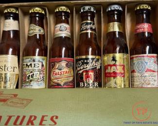 Bill's Beer Miniatures in Original Box