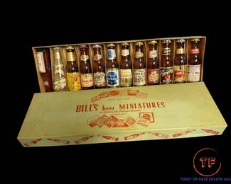 Bill's Beer Miniatures in Original Box
