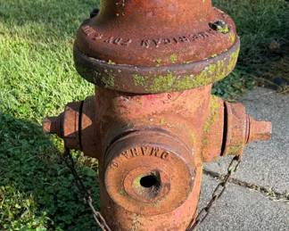 OMAHA Yard Art Fire Hydrant