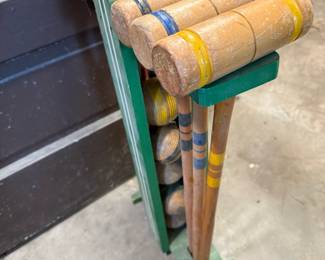 Vintage Croquet Set
