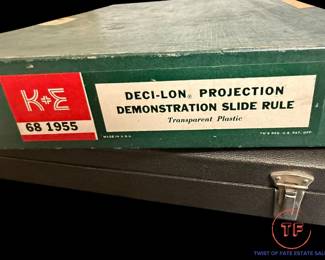 Vintage K & E (Keuffel & Esser) Deci-Lon Projection Demonstration Slide Rule