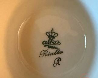 ALKA KUNST Bavaria Town Scene RIALTO Tea Service