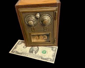 US Post Office Box Door Bank