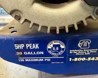 CAMPBELL HAUSFELD 5HP 30 Gallon Air Compressor
