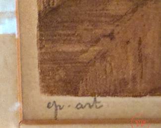 Original Signed Pastel