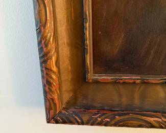 Antique Original Oil on Canvas "CHRIST IN GETHSEMANE"