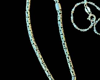 Sterling SILVER Kokopelli Necklace with Sterling SILVER Bracelet