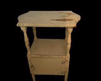 Antique Nightstand with Storage