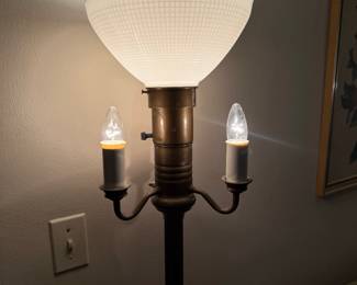 Antique Brass Floor Lamp