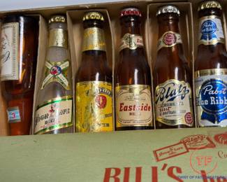 Bill's Beer Miniatures in Original Box