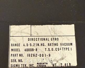 Directional Gyro Model 4000B-8