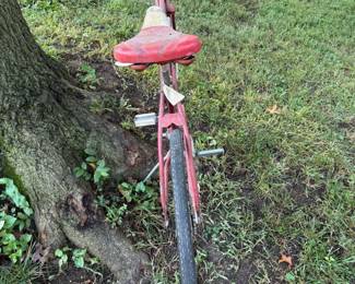 1950s Vintage WESTERN AUTO FLYER Cruiser Bicycle with Star Sprocket Chain 