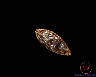 Antique 14K GOLD Art Deco Ring (Size 5)