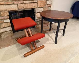 Vintage Scandinavian Kneeling Stool by Peter Opsvik for Stokke Norway.