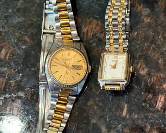 Men’s and Ladies watches