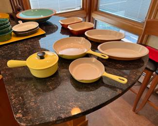 Vintage Le Creuset Enameled Cast Iron Cookware