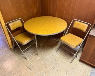 Vintage Card table and chairs set