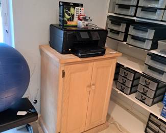PRINTER, STORAGE DRAWER TYPE CONTAINERS,