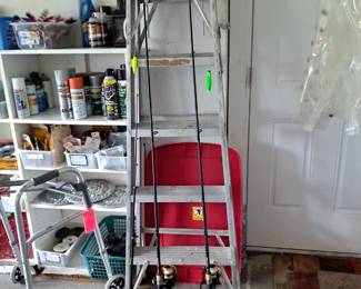 FISHING RODS WITH REELS