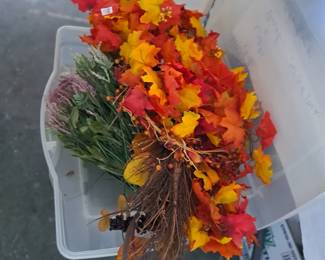FAUX FALL FLOWERS