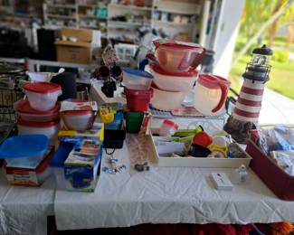 TUPPERWARE AND OTHER STORAGE CONTAINERS