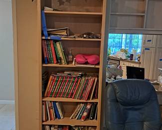 BOOKCASE, COOKBOOKS