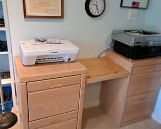 FILE DRAWERS, PRINTERS