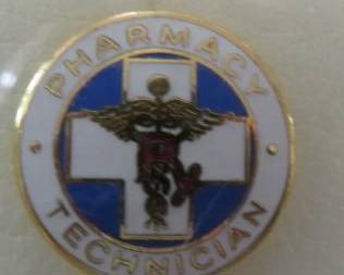 Pharmacy Technician Enamel Lapel Pin