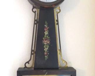 Vintage Gilbert Banjo Wall Clock, Made in U.S.A.