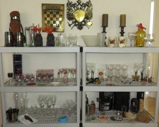 Barware Glasses/Ice Buckets