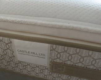 King Size Castle Hill LTD. Cushion Firm Euro Pillowtop Mattress & Boxspring