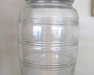 1930's Large Glass Martini Shaker