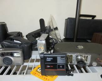 Ansco Cadet 100 Disc Camera, Vintage 16mm Movie Camera