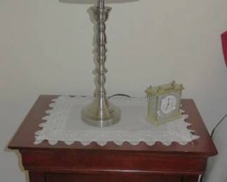 Mahogany 2 Drawer Nightstand