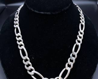 Heavyweight 11mm Figaro Link Chain Necklace