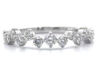 NEW! 0.50 Carat Diamond Icicle Snowflake Ring
