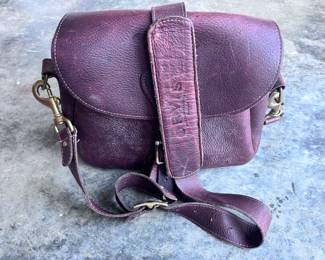 Orvis Leather Shell Bag