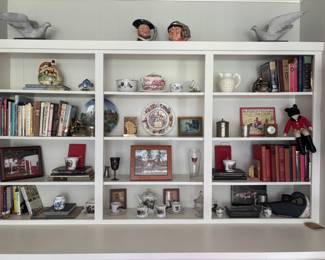 Variety of Books and Hunt Related Decorative Arts